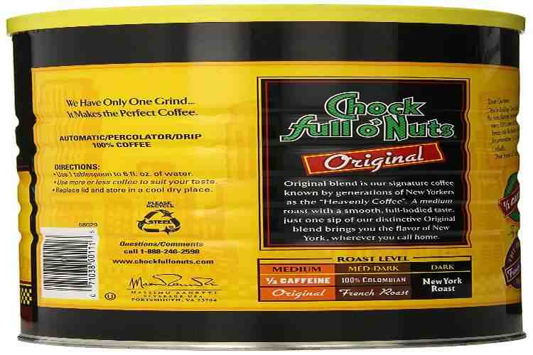 What does chock full o'Nuts coffee taste like?