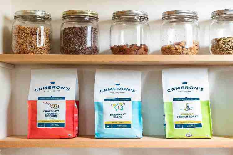 Who makes Cameron's coffee?